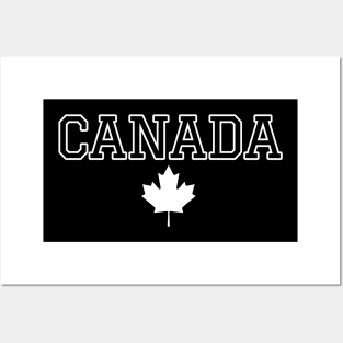 Canada day design for dark colors Posters and Art